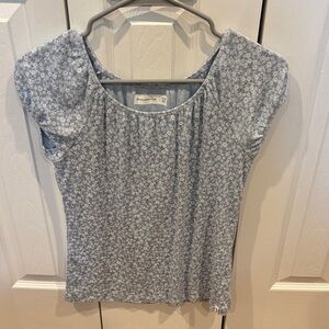 Abercrombie Kids Blue Floral Shirt